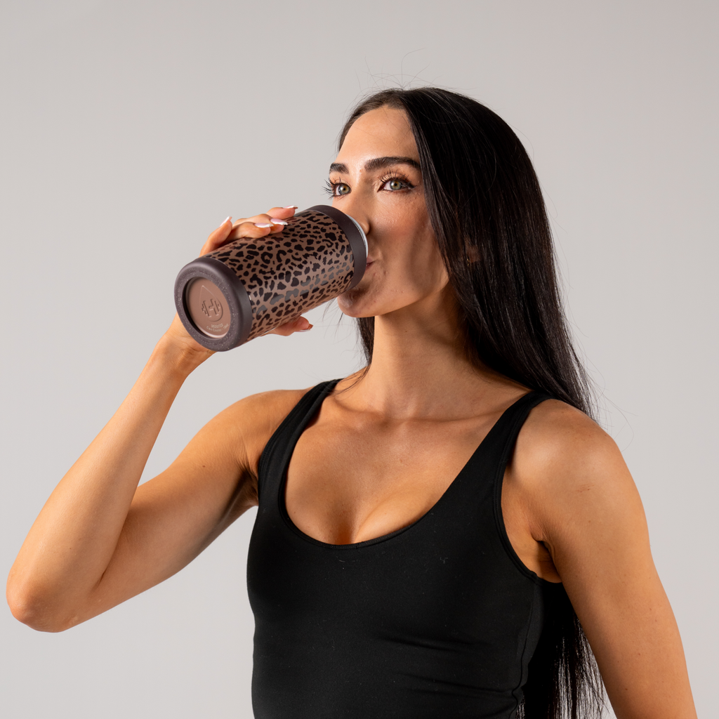 Brown Leopard - Sip Ready Daily