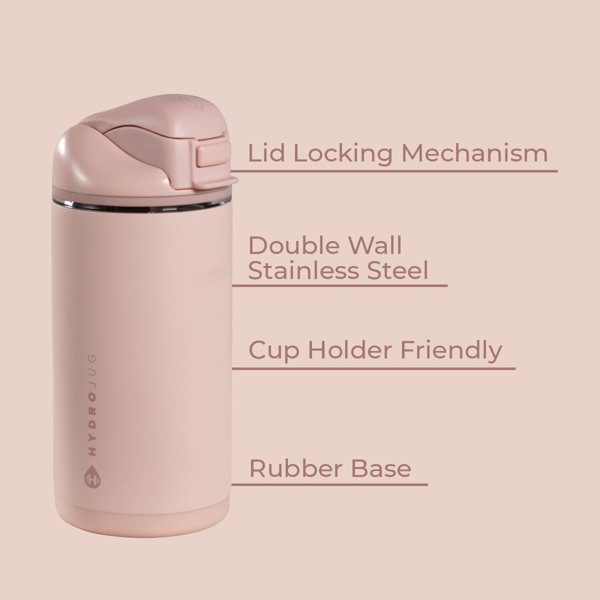 Dusty Rose - HydroJug for Routines